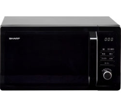 SHARP  R374KM Solo Microwave - Black